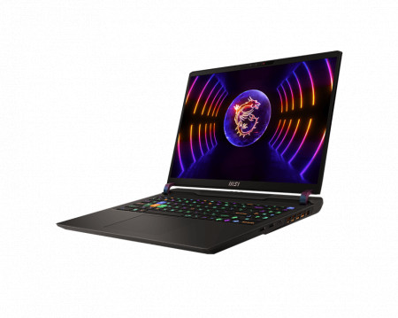 Laptop MSI Gaming Vector GP68 HX 13VH, 17" 16:10 QHD+(2560 x 1600), 240Hz, 100% DCI-P3, IPS-level panel, Raptor Lake i9-13950HX Processor 36M Cache, up to 5.50 GHz + Intel HM770, video dedicat NVIDIA GeForce RTX 4080 Laptop GPU 12GB GDDR6, RAM DDR5