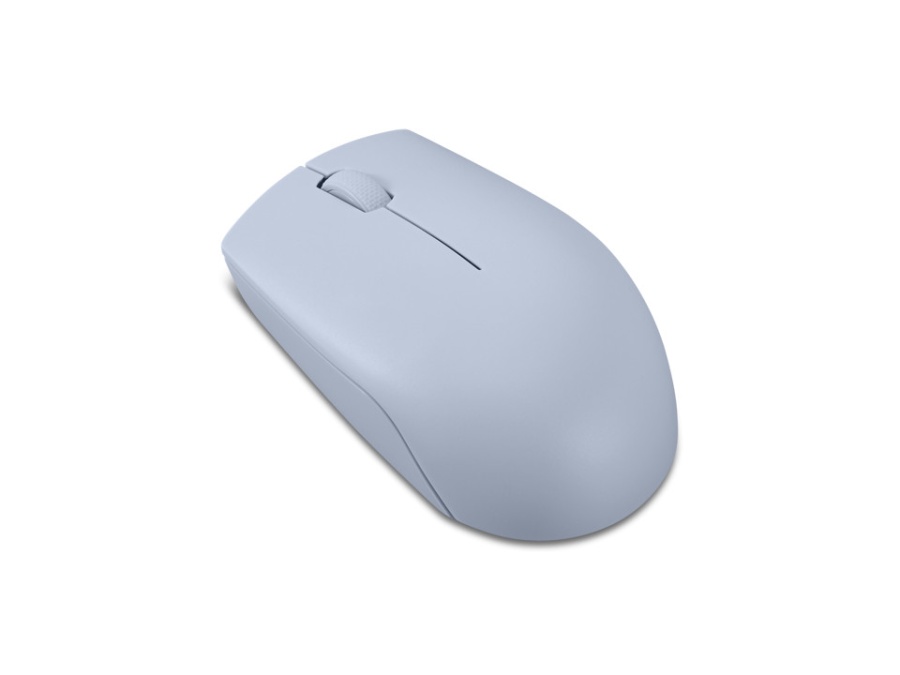 Lenovo 300 Wireless Compact Mouse Frost Blue, Tip: Standard, Rezolutie (dpi): 1000 dpi, Butoane/rotite, 3, Interfata mouse/ Tehnologie: Wireless, Interfata receiver, dongle USB 2.4GHz, Culoare: Albastru, Dimensiune (mm): 97.91 x 57.99 x 32.53 mm, - Img 2