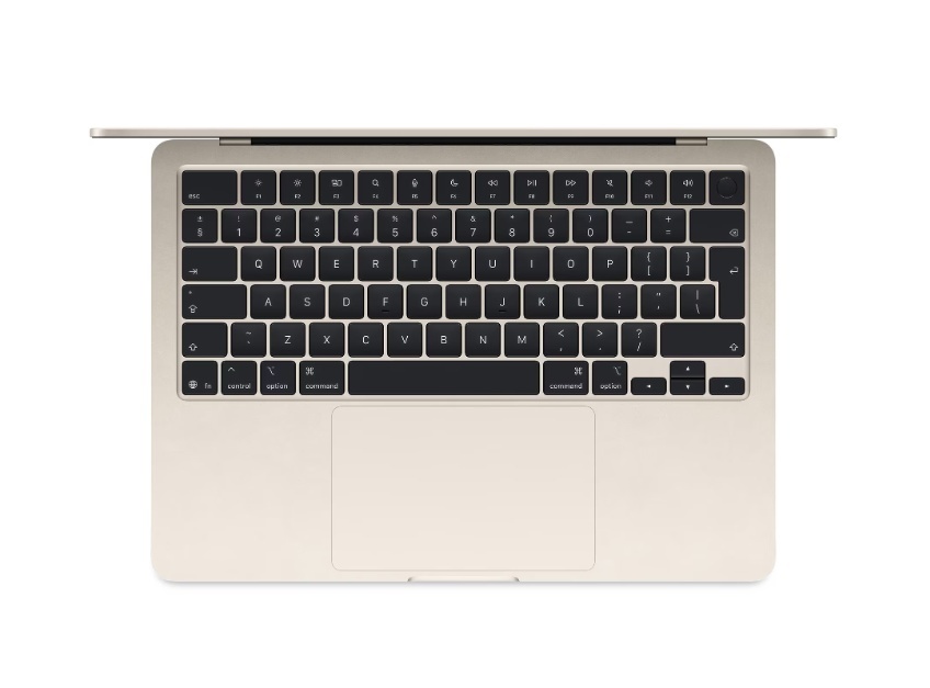 MacBook Air 13.6" Retina/Apple M4 (CPU 10-core, GPU 10-core, Neural Engine16-core)/24GB/1TB - Starlight - INT KB (2025) 35W (Cto fro mMC6A4RO/A) - Img 3