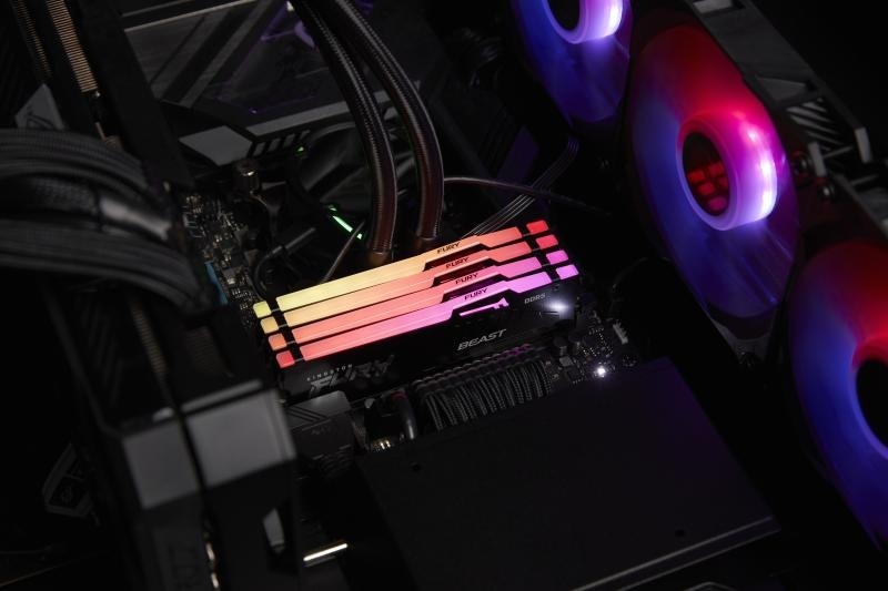 Memorie RAM Kingston FURY Beast RGB, DIMM, 16GB (2x8GB) DDR5, CL40, 5200MHz - Img 12