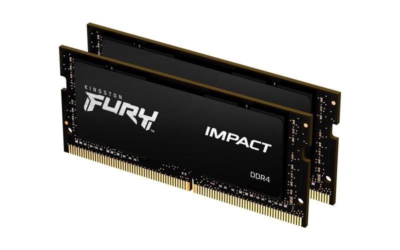 Memorie RAM notebook Kingston FURY Impact, 32GB DDR4, 2666MHz CL15, Dual Channel Kit - Img 3