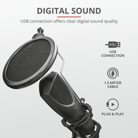 Microfon Trust GXT 232 Mantis Streaming Mic - Img 5