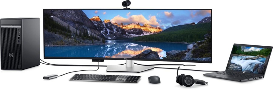 Monitor Commercial Dell U4924DW, 49", 5120 x 1440 pixeli, Black, Silver, 3 ani Garantie - Img 6