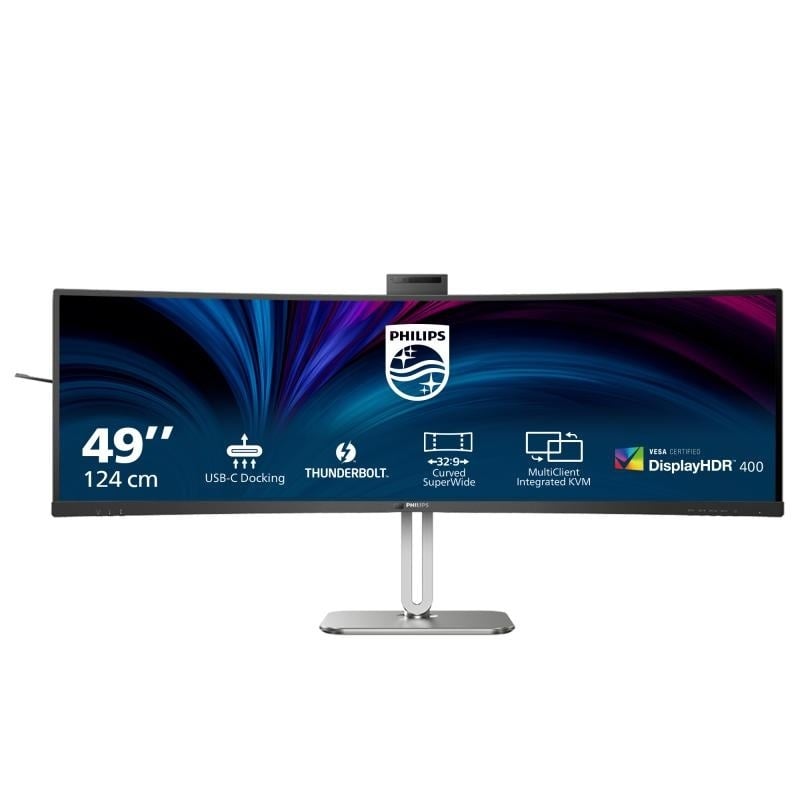 Monitor Philips 48.8" 49B2U6903CH/00, Curvature: 1800R, Diagonal (inch): 48.8, Diagonal (cm): 124, Aspect ratio: 32:9, Panel: VA, Resolution: 5120x1440, Refresh Rate: 120Hz, Response time GtG: 4ms, Brightness (max): 500 cd/m², Contrast (static) : 3000:1, - Img 9