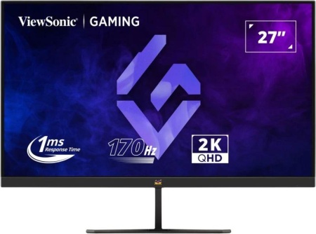 Monitor ViewSonic 27" VX2758A-2K-PRO, Diagonal (inch): 27, Diagonal (cm): 69, Aspect ratio: 16:9, Panel: IPS, Resolution: 2560x1440, Refresh Rate: 170Hz, Response time MPRT: 1ms, Brightness (max): 300 cd/m², Contrast (static) : 1000:1, Contrast
