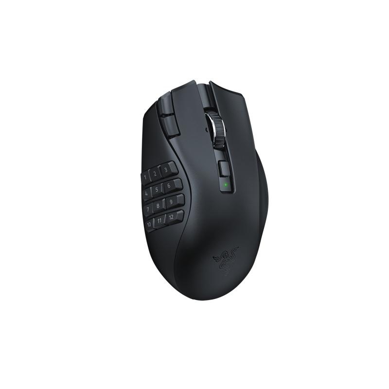 Mouse Razer Naga V2 HyperSpeed Connectivity Razer HyperSpeed Wireless (2.4GHz) Bluetooth Battery Life Up to 250 hours (on HyperSpeed Wireless) Up to 400 hours (on Bluetooth) RGB Lighting None Sensor Focus Pro 30K Optical Sensor - Img 6