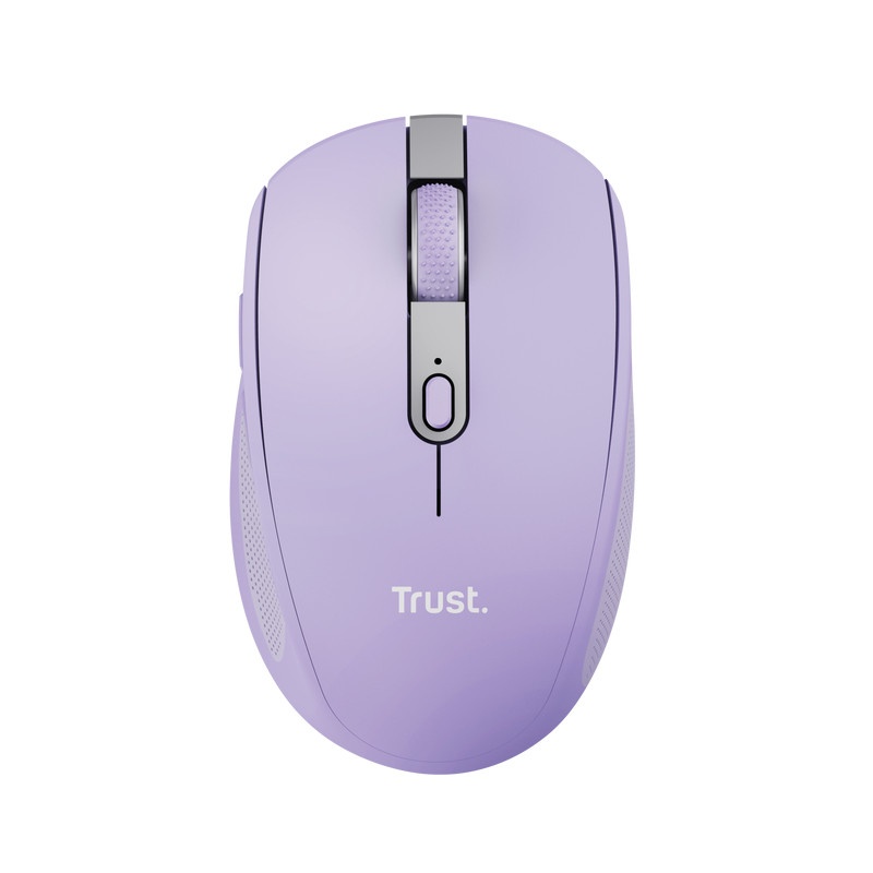 Mouse Trust Ozaa compact, rezolutie maxima 3200 DPI, interfata USB-A, USB-C, mov - Img 3
