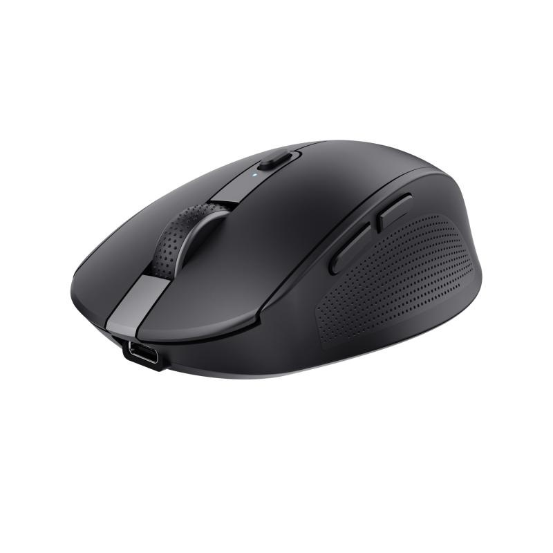 Mouse Trust Ozaa compact, rezolutie maxima 3200 DPI, interfata USB-A, USB-C, negru - Img 6