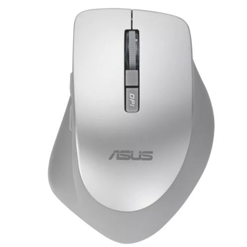 Mouse wireless ASUS WT425 (PN 90XB0280-BMU0L0), culoare Silver, rezoluţie 1000/1600 dpi comutabil, conectivitate RF 2.4GHz cu dongle USB, ergonomie pentru mâna dreaptă, clicuri silenţioase, dimensiuni 106 ,84×74,73×39,13 mm, greutate 82 g (cu baterie), - Img 2