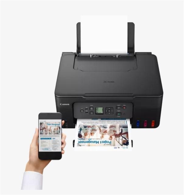 "Multifunctional inkjet color CISS Canon PIXMA G3470 Black, dimensiune A4(Printare, Copiere, Scanare), viteza imprimare 11ipm alb-negru, 6ipm color,rezolutie printare 4800x1200 dpi, imprimare fara margini, alimentarehartie 100 coli, scanner CIS rezolutie - Img 5