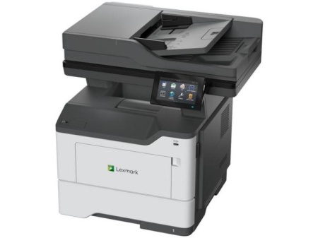 Multifunctional laser monocrom Lexmark MX532adwe, A4, Imprimare/Scanare/Copiere/fax analog,Grup de lucru mediu, Ecran tactil color Lexmark e-Task de 4,3 inchi (10,9 cm), Alimentator multifuncţional de 100 de coli, Tavă de ieşire de 250 de coli, Unitate - Img 7