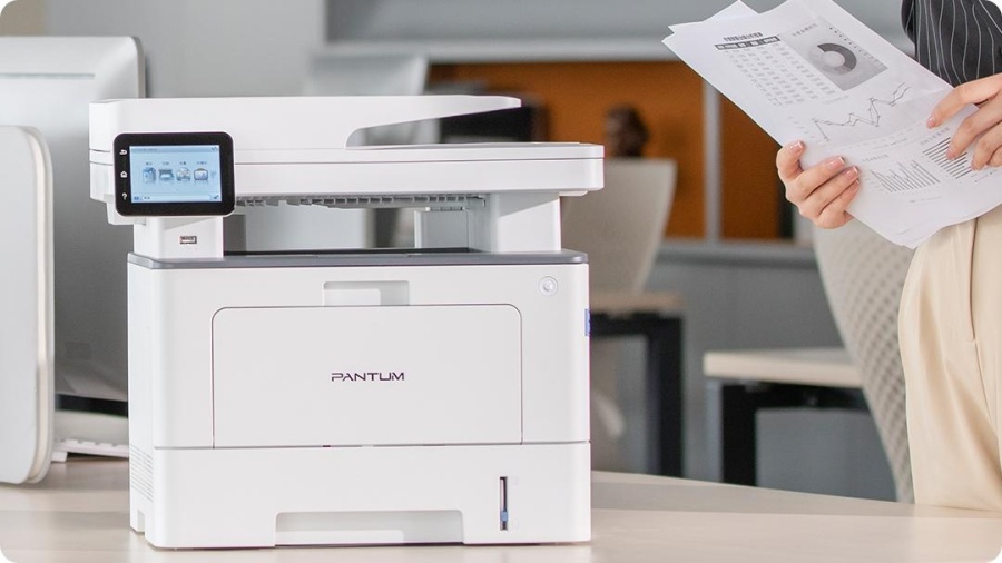 Multifunctional laser monocrom Pantum BM5110ADW Imprimare/Copiere/Scanare, Dimensiune:A4, Viteza: Imprimare si copiere:40 ppm, Rezolutie: 1200 x 1200, Procesor: 1.2 GHz, memorie:512 MB,Ecran 3.5 inch touch screen, Interfata:High-speed USB 2.0,IEEE 802.3 - Img 2
