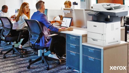 Multifunctional laser monocrom Xerox VersaLink B625V_DN, Dimensiune:A4, Viteza:65/61 ppm Letter/A4,Duplex print speed: 39/37 ipm Letter/A4, Procesor:Quad Core 1.2GHz, Memorie:4 GB, Hard Drive:32GB eMMC/Optional: 500+GB HDD, Rezolutie: Print: 1200 x 1200 - Img 5