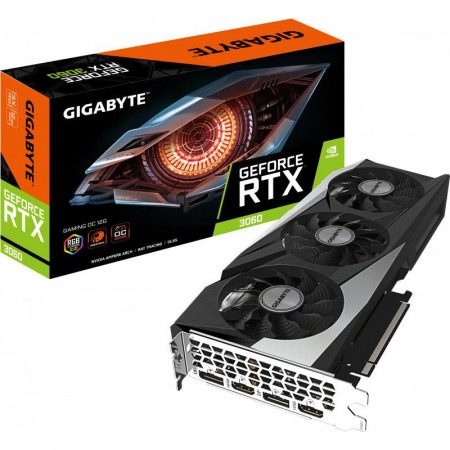 Placa video GIGABYTE GeForce RTX 3060 GAMING OC LHR, 12GB GDDR6, 192-bit
