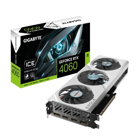 Placa video GIGABYTE GEFORCE RTX 4060 EAGLE OC ICE 8GB GDDR6 128bit, PCIE 4.0, 2x DP 2x HDMI - Img 11