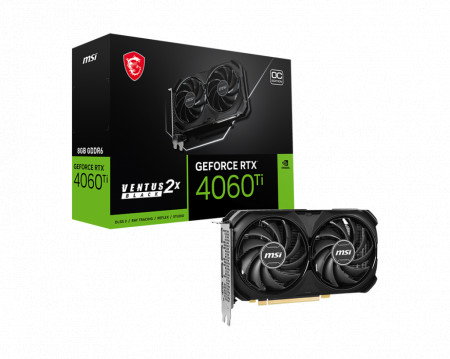 Placa video MSI GeForce RTX 4060TI VENT 2X OC 8GB