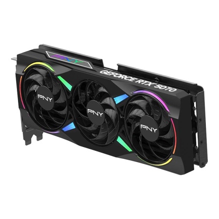 Placa Video PNY GEFORCE RTX 5070 ARGB OC TRIPLE FAN 12GB GDDR7 192 bit, PCIE 5.0 x16, 1x HDMI 3x DP - Img 8