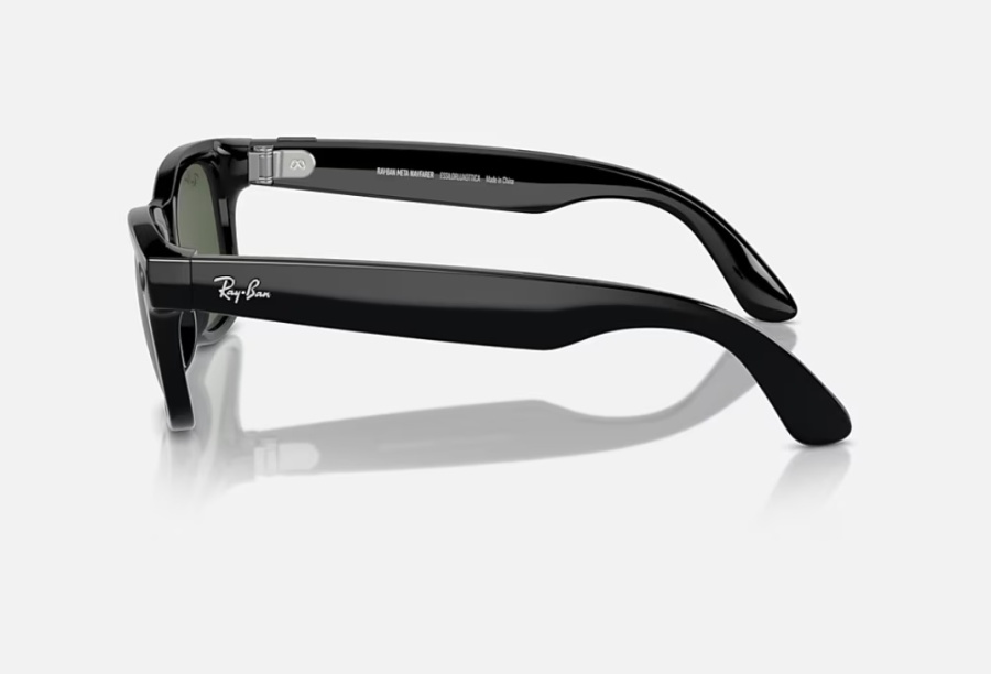 Ray-Ban Meta Wayfarer AI Glasses Shiny Black/G-15 Green - Img 3