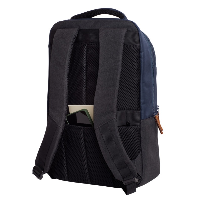 Rucsac laptop Trust Lisboa pentru laptop-uri cu diagonala de 16", material POM, RPET Polyester, RPET twill polyester, volum 23 L, albastru - Img 6