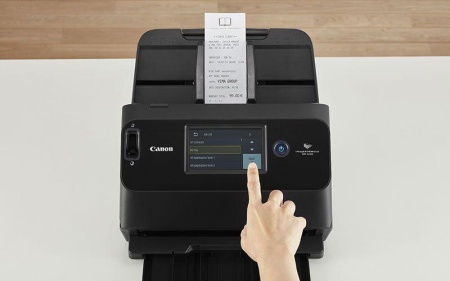 Scanner Canon DR-S130, dimensiune A4, tip sheetfed, viteza scanare: 30ppm alb-negru si color, duplex, rezolutie optica 600dpi, ADF 60 coli, senzor CIS, software: ISIS / TWAIN Driver (Windows 8.1 / 10. Windows Server 2012 R2 /2016 / 2019) CaptureOnTouch - Img 7