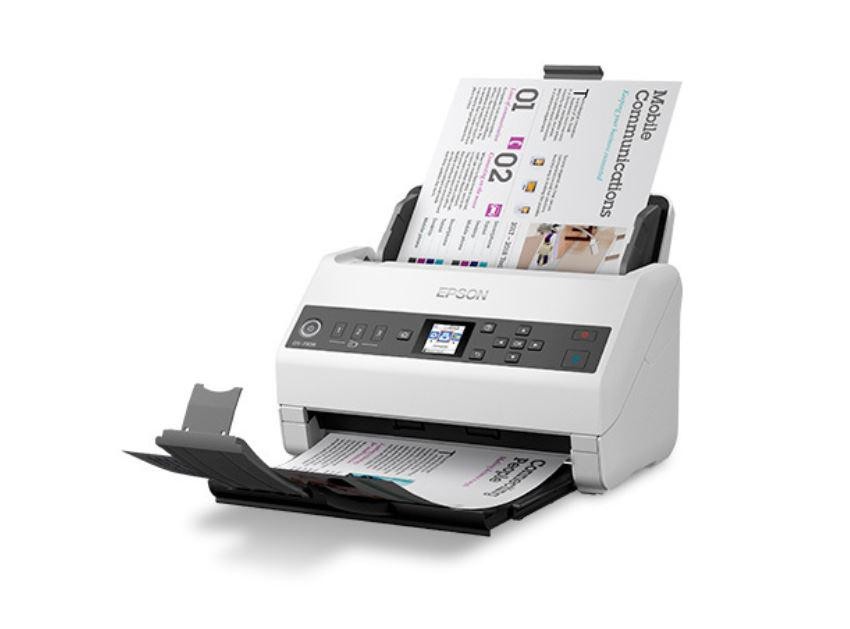Scanner Epson DS-730N, dimensiune A4, tip sheetfed, viteza scanare: 40 ppm alb-negru si color, rezolutie optica 1200dpi, ADF Single Pass 100 pagini, duplex, Scan to Email, Scan to FTP, Scan to Web folders, Scan to Network folders, software: Epson Device - Img 3