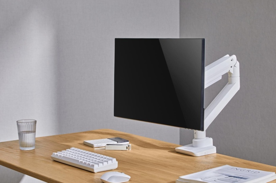 Suport monitor Serioux MM69-C012, compatibilitate dimensiune ecran 17"-49", arc cu gaz, greutate maximă suportata: (per ecran): 2~20 kg, VESA: 75x75, 100x100, inclinare: +50°~-20°, pivotare: +90°~-90°, rotația ecranului: +180°~-180°, instalare: clemă, - Img 9