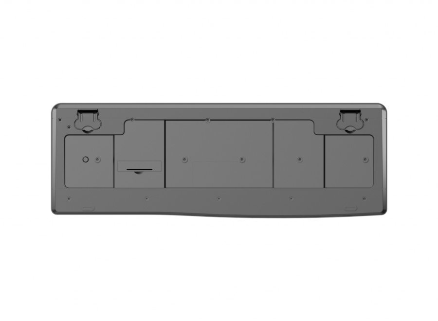 Tastatură wireless 2.4G SRXK-SKB706W, Tastatură: cu rând independent de taste multimedia, Mod Wireless: 2.4G, Număr taste: 104 + 9 taste rapide, Material: ABS, Culoare: Negru, Chipset: Huntersun, Tip interfață: USB, Dimensiune: 442*152*25mm ; 440g, - Img 5