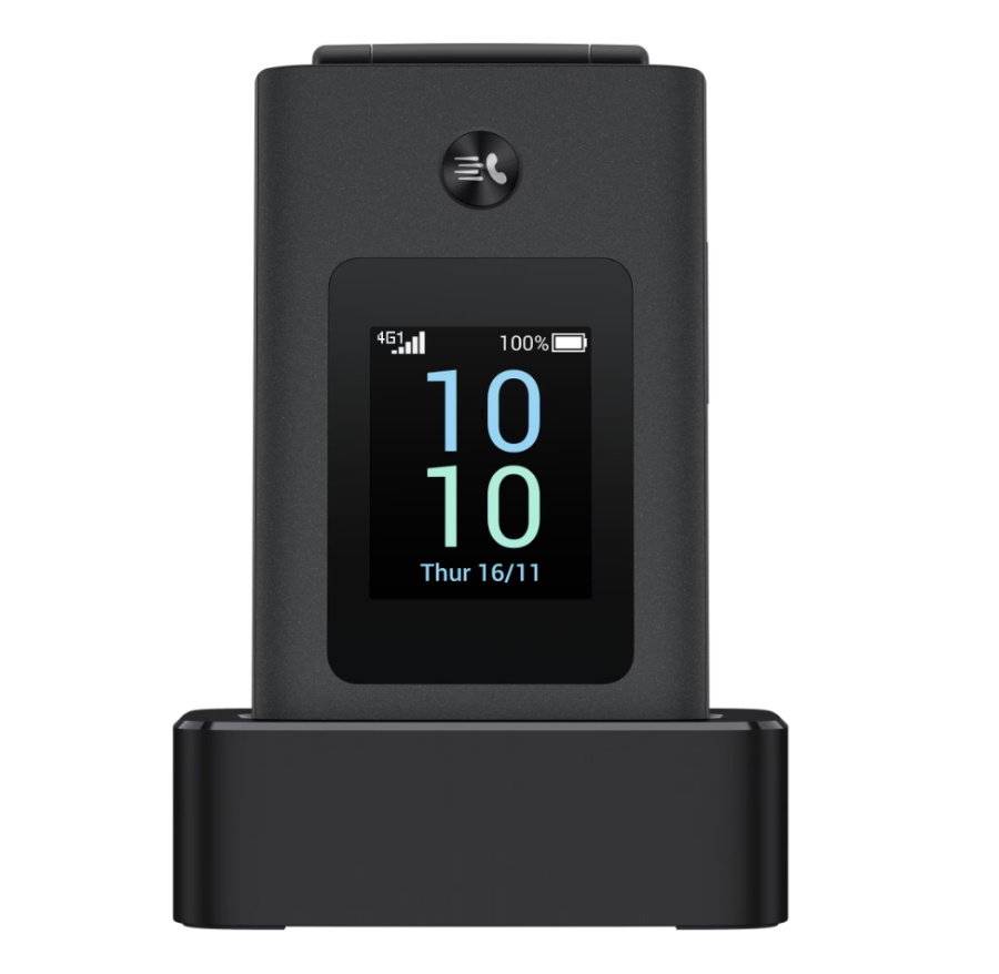 Telefon mobil pliabil TCL OneTouch 4043D, 3.2", 48MB RAM, 128 MB, 4G LTE, Dual SIM, Unisoc T107, Gri - Img 3