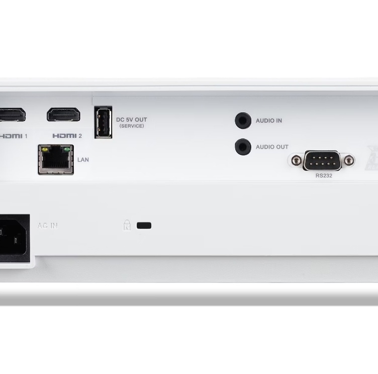 Videoproiector Acer P5550, FHD 1920* 1080, 5.200 lumeni, up to WUXGA 1920* 1200, 16:9/ 4:3, 18.000:1, dimensiune maxima imagine 7.62 m (300"), zoom 1.3x, 2* HDMI, HDBaseTx 1, RJ45, audio in/ out, USB Type-A Out, DC Out (5V/1.5A), boxa 10W, RS232, D-sub, - Img 2
