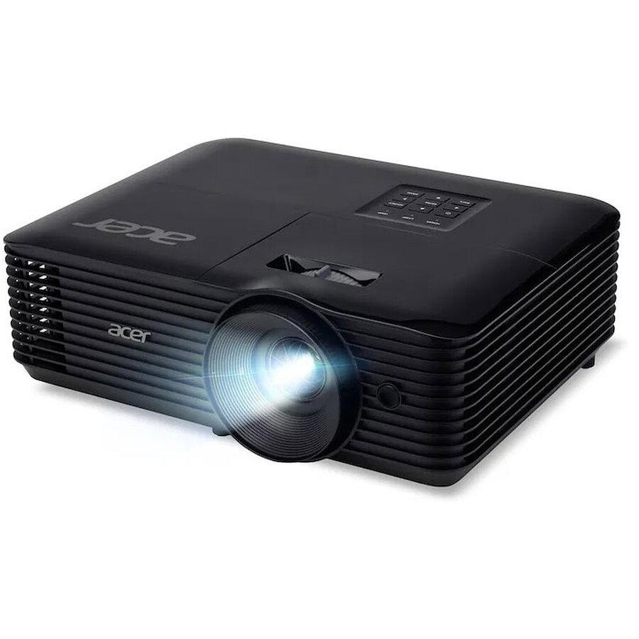Videoproiector Acer X139, WXGA 1280*800, up to WUXGA 1920*1200, 4.800 lumeni, 16:10/ 16:9/ 4:3, 20.000:1, zoom optic 1.1x, distanta maxima proiectie 10 m, dimensiune maxima imagine 300'', boxa 3W, lampa 5.000/ 20.000 ore, 29 dB,2.4 kg, D-sub, composite - Img 3