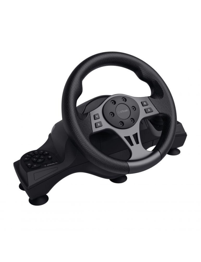 Volan racing Trust GXT 289 Movi Movi, conectivitate cu fir, 25 de butoane, console compatibile Nintendo Switch, Xbox Series S, Xbox Series X, Xbox One X, Xbox One S, Xbox One, PS4, PS4 Original, PS4 Pro, PS4 Slim, negru - Img 2