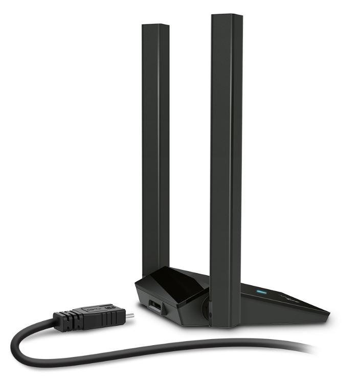 Adaptor wireless TP-Link, ARCHER TX20 PLUS, AX1800, 2 x antene externe Dual-Band 5Ghz, 2.4 Ghz, dimensiuni: 84 × 156.3 × 19.2 mm, Securitate Wireless: WEP, WPA/WPA2/WPA3, WPA-PSK/WPA2-PSK - Img 2