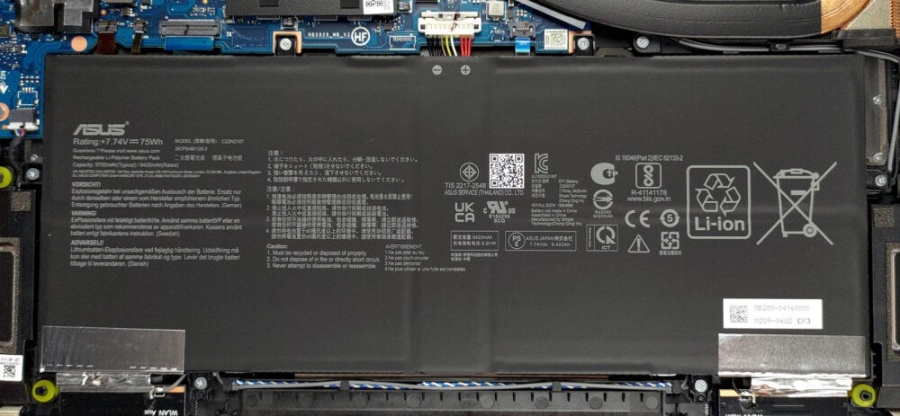 Asus C22N2107 baterie laptop originala, 75Wh - Img 2