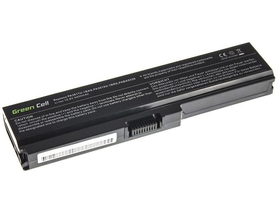 Baterie compatibila Green Cell pentru laptop Toshiba Portege M800 M805 T130, Satellie A600 A660 C600 C640 C650 XX655 C660 C665 L600 L650 L655 L670 L675 M305 M505 P700 P740, model Toshiba PA3816U-1BRS PA3817U-1BRS PA3818U-1BRS PA3819U-1BRS PABA227 PABAS228 - Img 2