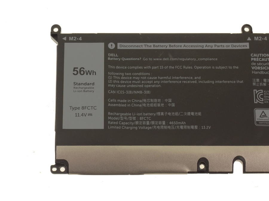 Baterie originala pentru laptop Alienware m15 R3, m15 R4, m15 R5 Ryzen Edition, m15 R6, m17 R3, m17 R4, Dell type 8FCTC, 56Wh - Img 2