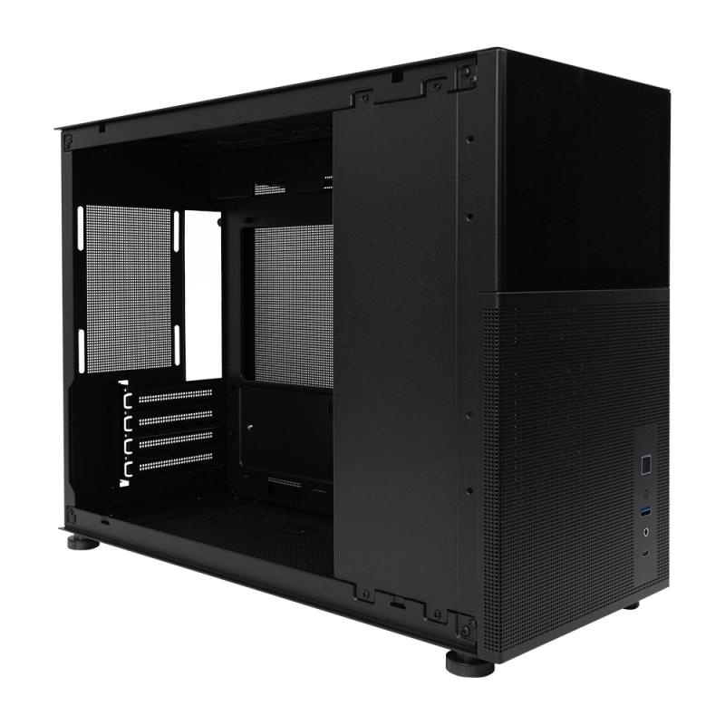Carcasa 1stPlayer® MI6-EV, Micro-ATX, display 8 inches, 4 ventilatoare aRGB, negru - Img 8