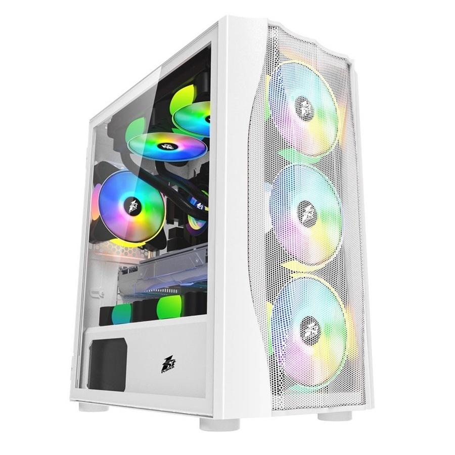 Carcasa 1STPLAYER Gaming X3-M-4F1-W-WH Full Tower ALB - Img 4