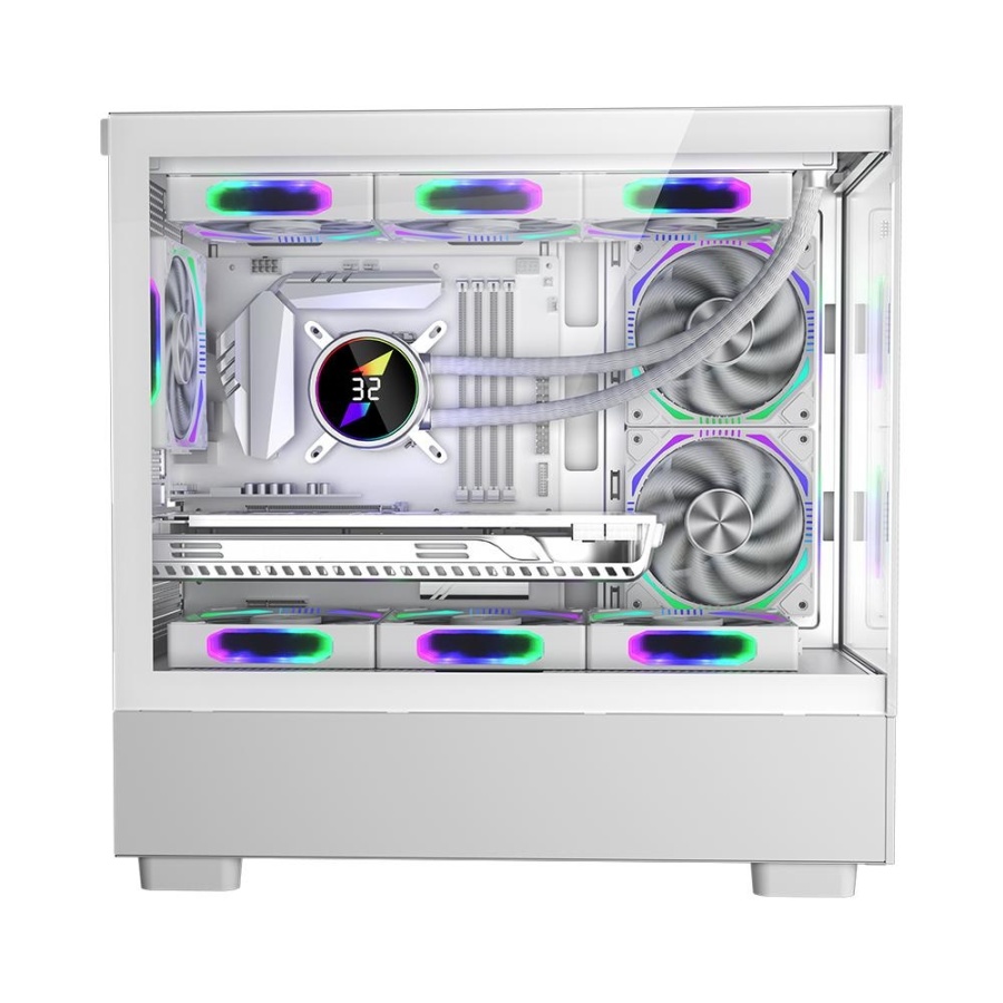 Carcasa 1STPLAYER MI5 Mid Tower ARGB ALB - Img 4