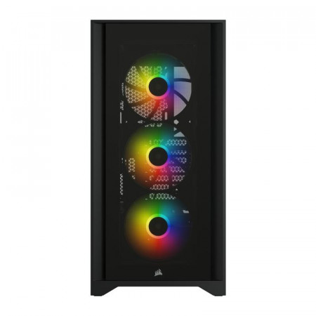 Carcasa Corsair 4000X AIRFLOW Tempered Glass Mid-Tower ATX Case, fara sursa, black