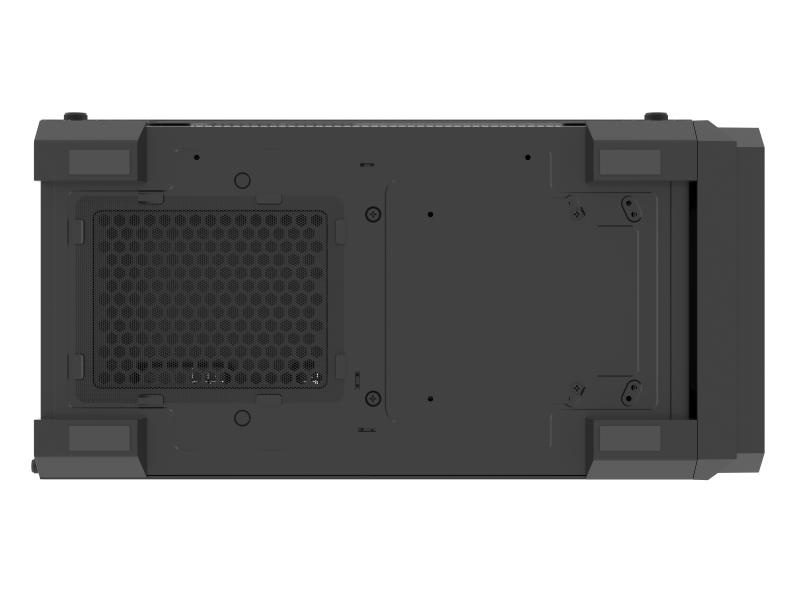 Carcasa GENESIS IRID 505F Mid Tower NEGRU, Tempered Glass, Sloturi Expansiune 8, Drive Bays: 2x3.5" 7x2.5", Ventilatoare Suportate: 6 (spate: 1x120mm, fata: 3x120mm sau 2x140mm, sus: 2x120mm sau 2x140mm), Ventilatoare Incluse: 5 (sus: 1x120mm, fata: - Img 5