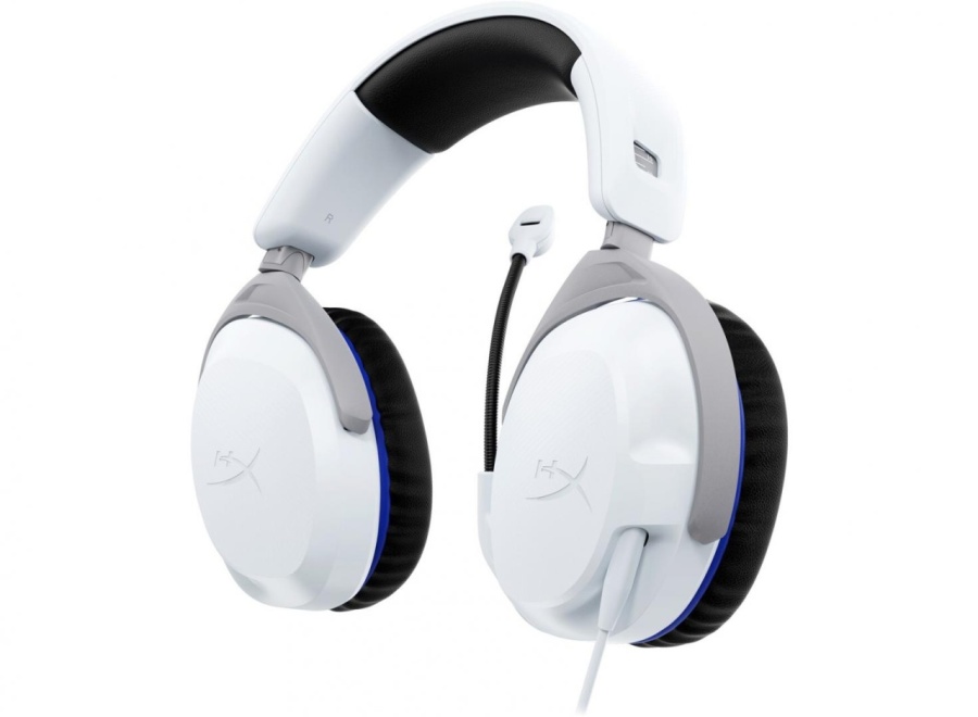 Casti gaming cu fir HyperX CloudX Stinger 2 Xbox/PC, jack 3,5mm pentru conectare direct la controller, drivere 50mm, slidere gradate, microfon cu noise cancelling, spuma cu memorie, alb - Img 3