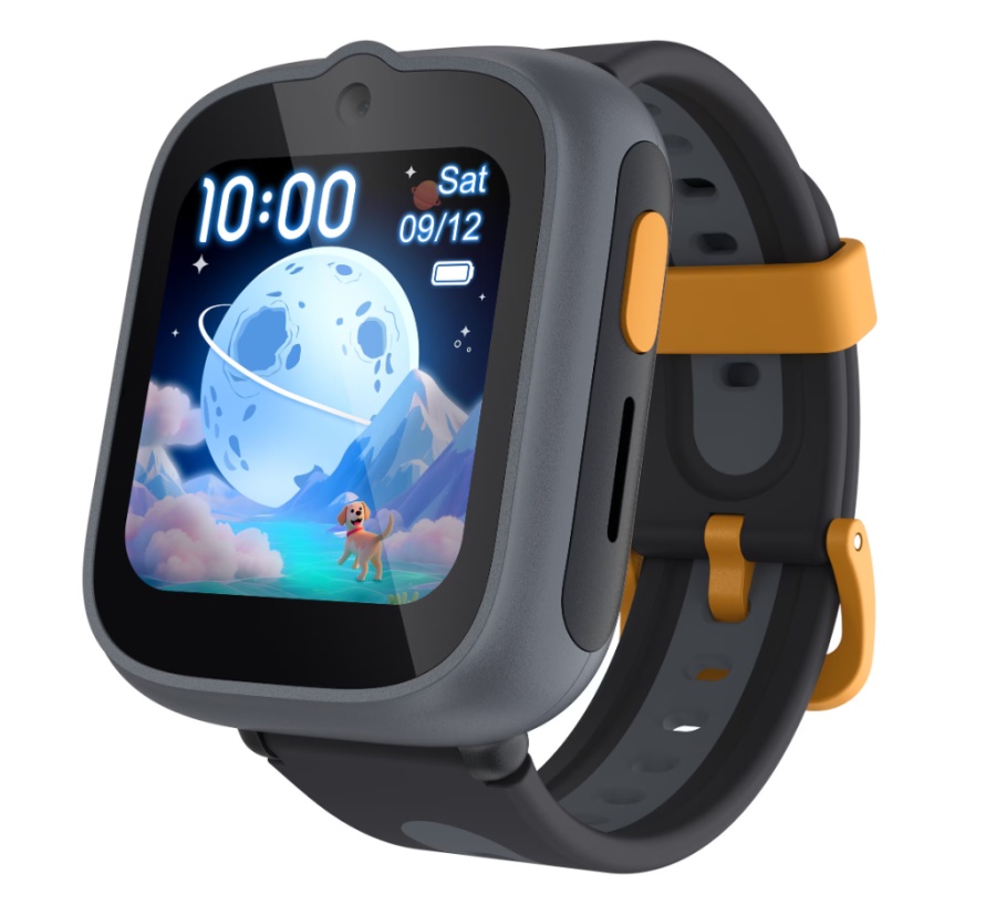 Ceas SmartWatch pentru copii TCL MOVETIME Kids Watch MT48, 1.68", 4G, GPS, IP68 2ATM, Camera 2MP, Nebula Grey - Img 4