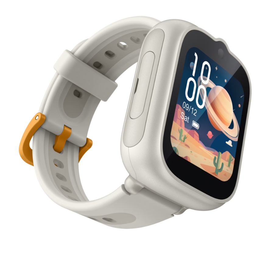 Ceas SmartWatch pentru copii TCL MOVETIME Kids Watch MT48, 1.68", 4G, GPS, IP68 2ATM, Camera 2MP, Lunar Cream - Img 3