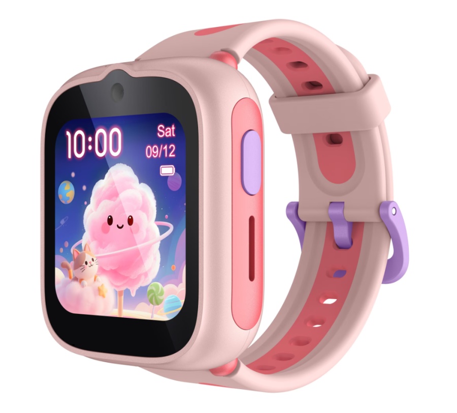 Ceas SmartWatch pentru copii TCL MOVETIME Kids Watch MT48, 1.68", 4G, GPS, IP68 2ATM, Camera 2MP, Cosmic Pink - Img 2