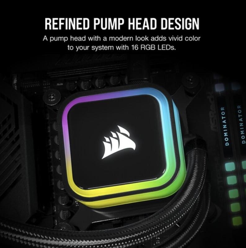 Cooler Procesor CORSAIR H115i ELITE RGB NEGRU - Img 6