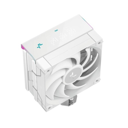 Cooler Procesor DEEPCOOL AK400 DIGITAL PRO ALB, marime heatsink 120x60x152mm, un ventilator, viteza ventilator 500-1750 RPM +/- 10%, Airflow: 60.89 CFM, Suport AMD: AM4/AM5, suport INTEL: LGA 1851/1700/1200/1151/1150/1155, nivel de zgomot: 28 dBA - Img 3