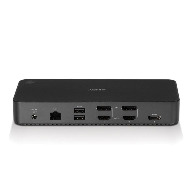Docking station Lindy, interfete: USB Type C la 3x USB Type A, 2x USB Type C - Img 8