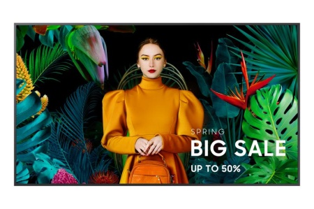 Ecran profesional LFD Monitor Signage Samsung QB43C, 43&quot;, UHD, 16/7, 350nit, panel VA, 8ms, contrast static 4000:1, mătuire Glare, Tizen 7.0, MagicINFO S10, CPU A72*4, stocare 8GB. Symmetric design, center IR, temperature sensor, Workspace - Img 6