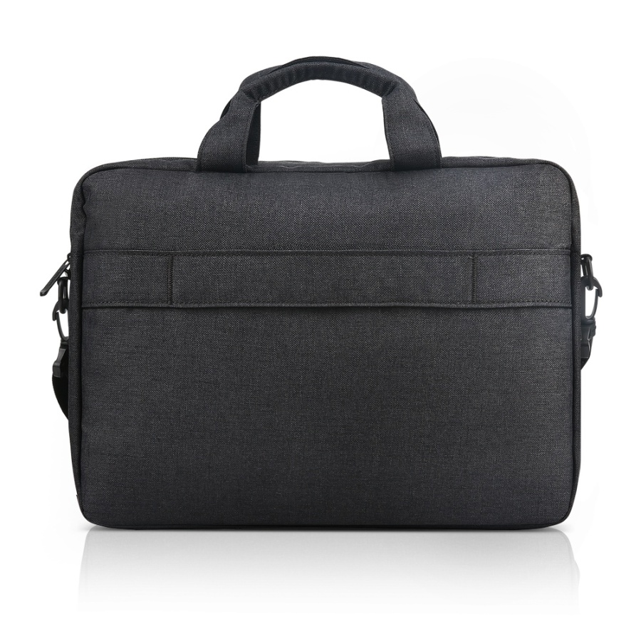 Geanta laptop Lenovo Casual Toploader T210, 15.6", Black, rezistent la apa, compartiment accesorii, compartiment laptop captusit, Material: Textil, Dimensiuni externe: 362 x 22 x 250 mm, Greutate: 465g - Img 3