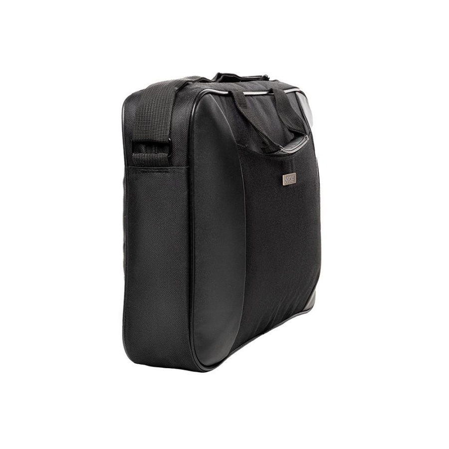 Geanta Spacer, pt. notebook de max. 15.6″, 1 compartiment, fara buzunare, waterproof, nylon, negru - Img 2